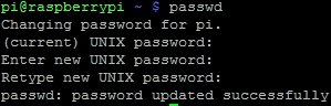 Raspbian Password