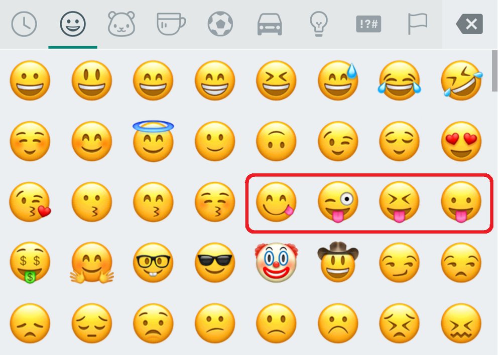 Whatsapp bedeutung emoticons Whatsapp smileys