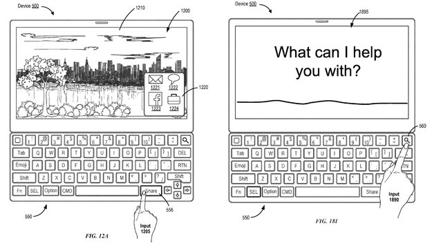 Patentantrag zeigt Smart Keyboard mit Siri-, Emoji- und Teilen-Taste