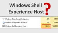 Windows Shell Experience Host – Was ist das? Deaktivieren wegen hoher Auslastung?