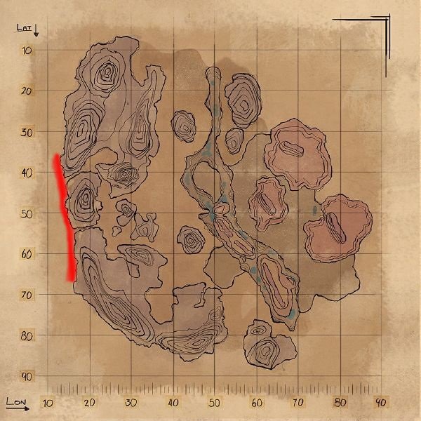 Diese Karte zeigt euch, wo ihr die Drachenschlucht findet. (Bildquelle: arkforum.de)