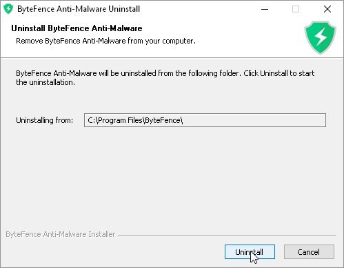 bytefence-deinstallieren