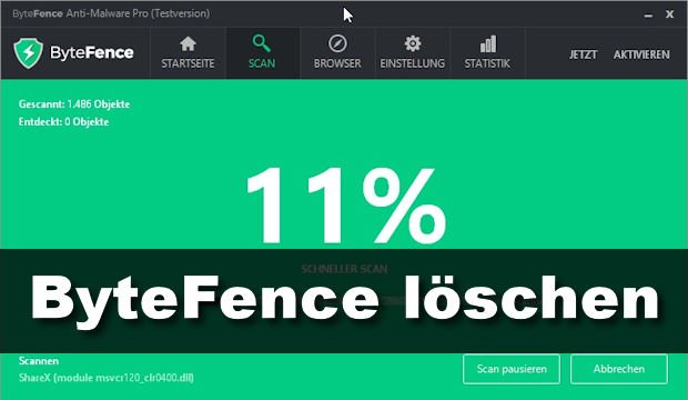 ByteFence entfernen – so klappts