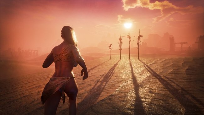 Der Cinematic Trailer von Conan Exiles sieht wunderschön aus, fängt aber immer an zu dudeln, wenn ihr das Spiel startet.