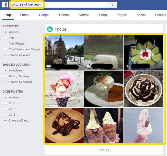 Facebooks Suche erkennt jetzt auch den Inhalt von Fotos, ähnlich wie es Menschen tun