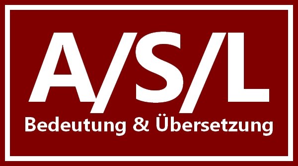 ASL Abkuerzung Bedeutung und Uebersetzung Titelbild