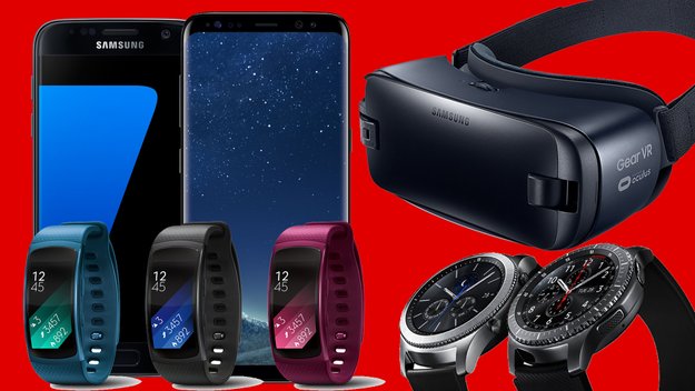 Best of Samsung bei MediaMarkt: Galaxy S8 mit Gear S3 und Vodafone-Vertrag für 35 € pro Monat