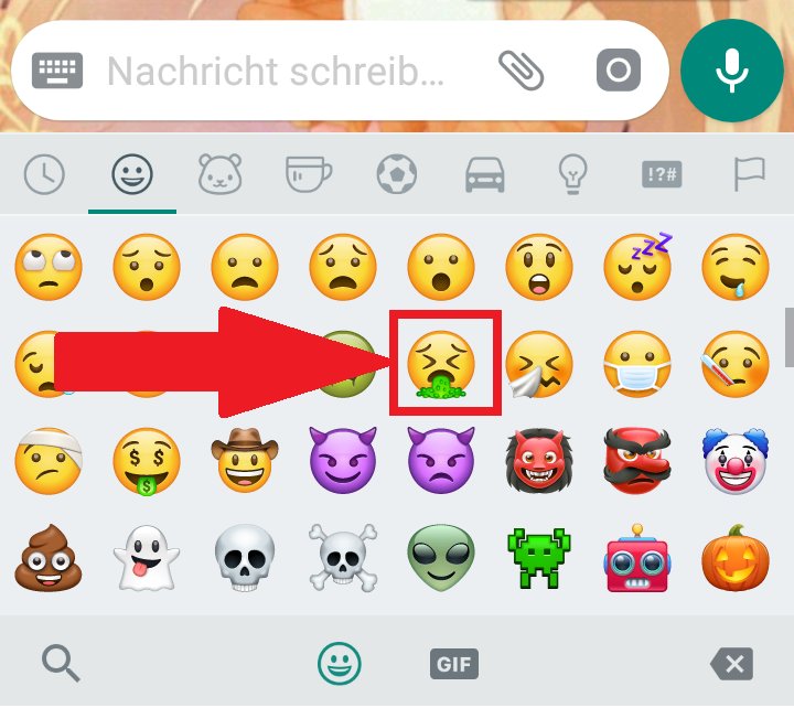 Kotz-Smiley für WhatsApp ist da: So könnt ihr den Smiley versenden.