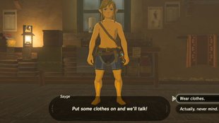 Zelda - Breath of the Wild: So reagiert die Spielwelt auf nackten Link