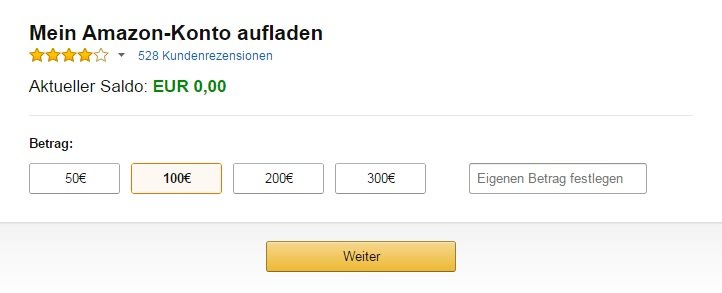 Amazon Konto Aufladen Und Mit Guthaben Zahlen