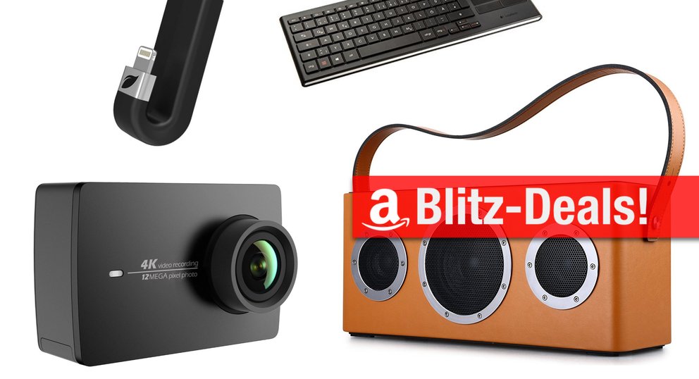 Blitzangebote: AirPlay-Lautsprecher, 4K-Action-Cam, Akku u.v.m. heute günstiger