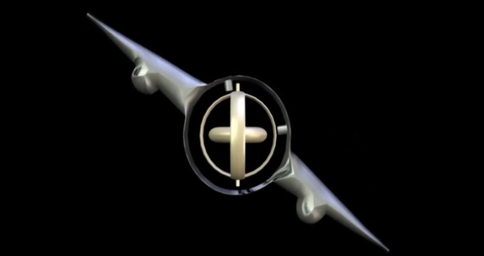 Egal wie sich das Flugzeug bewegt, das Gyroskop bleibt konstant in Lage. Bildquelle: Youtube-Kanal ScienceOnline