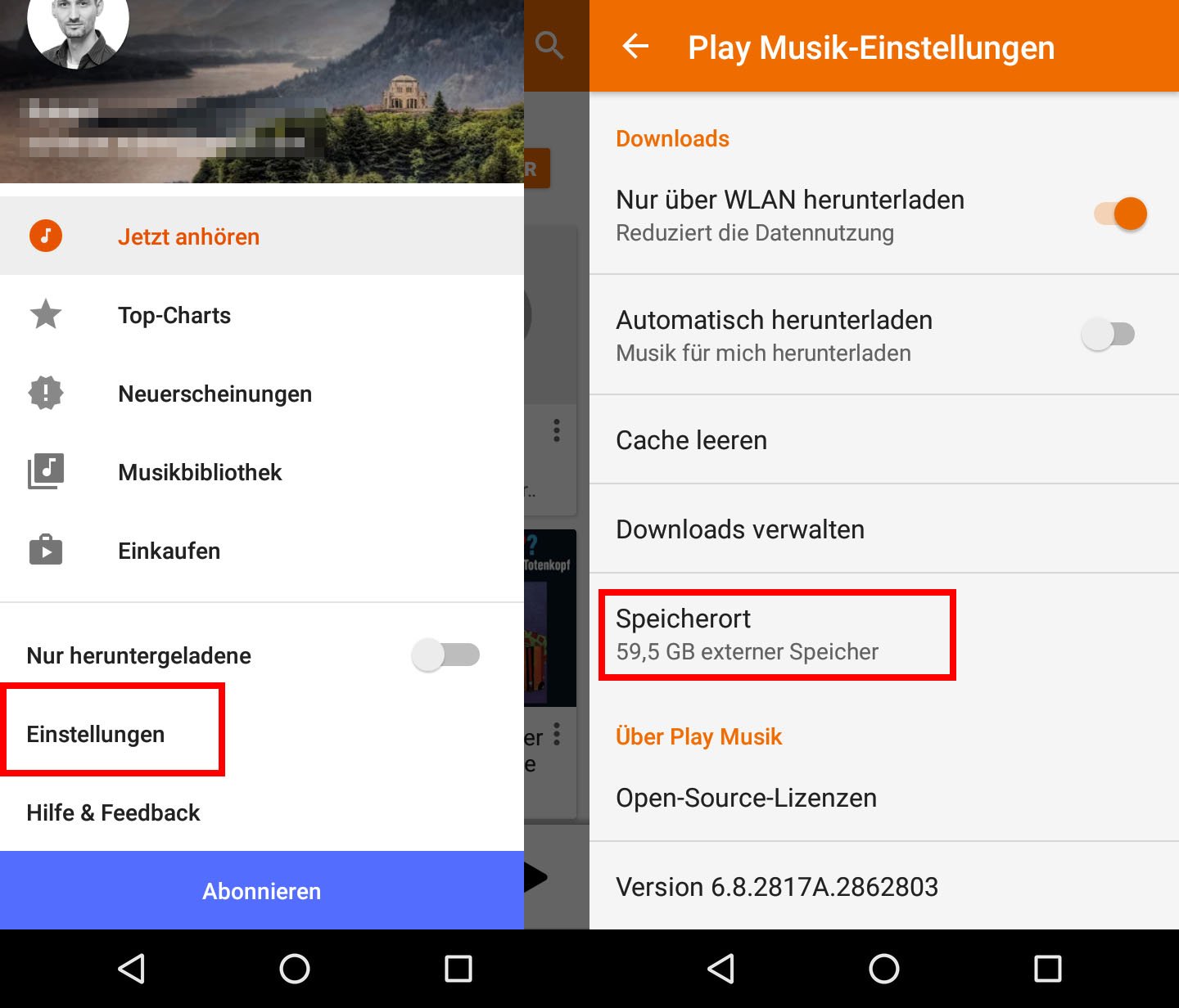 Google Play Music Speicherort Finden Andern So Geht S