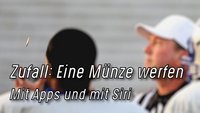 Münze werfen mit Apps, Siri und Alexa