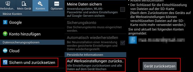 Galaxy S4: So könnt ihr die Werkseinstellungen wiederherstellen.