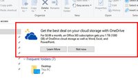 Windows 10: OneDrive-Werbung im Datei-Explorer deaktivieren