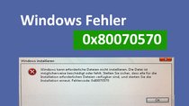 Lösung: Windows-Fehler 0x80070570 bei USB-Stick oder Kopiervorgang