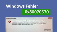 Lösung: Windows-Fehler 0x80070570 bei USB-Stick oder Kopiervorgang