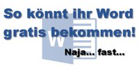 Word gratis? Wo gibt es die kostenlose Textverarbeitung?