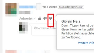 YouTube-Kommentare: Was bedeutet das Herz? Einfach erklärt