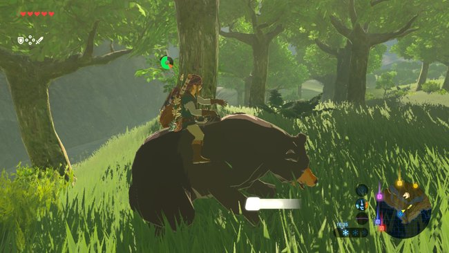 zelda-breath-of-the-wild-bären-hirsche-reiten