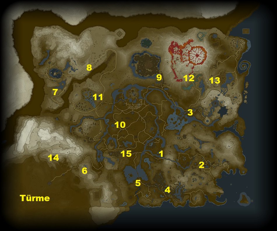 Zelda - Breath of the Wild: Alle Nebenquests und Türme - Fundorte auf