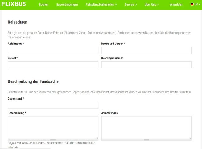 FlixBus_Fundbuero_Formular_Screenshot