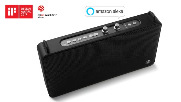 Gewinne einen von fünf preisgekrönten GGMM E5 Multiroom-Lautsprechern mit Amazon Alexa