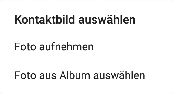 Kontaktbild hinzufuegen aendern Android