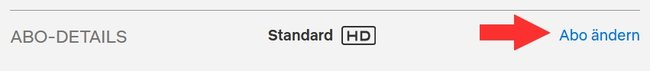 Netflix Abo aendern