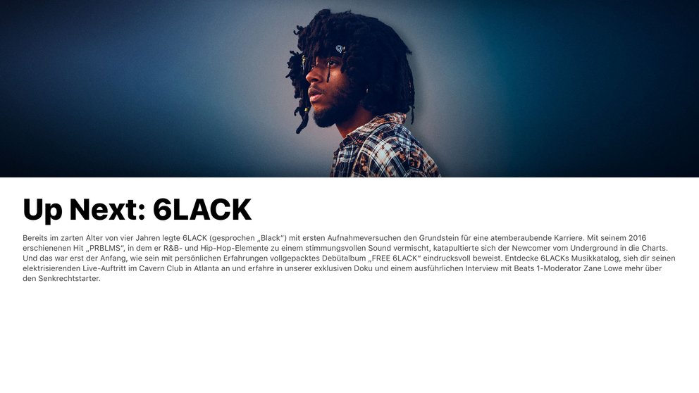 Apple Music „Up Next”: Doku-Serie zeigt neue Künstler