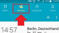 Weltuhr auf Android-Smartphones und iOS anzeigen