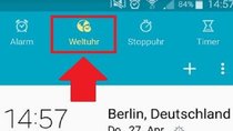Weltuhr auf Android-Smartphones und iOS anzeigen