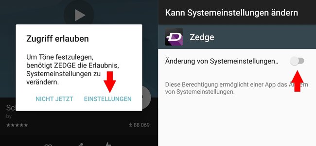 Zedge Klingeloene kostenlos App Anleitung 03