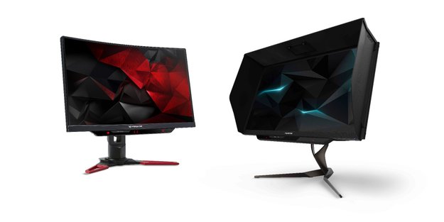 Acer zeigt Gaming-Monitore Predator X27 und Z271UV mit G-Sync und Quantum-Dot-Display