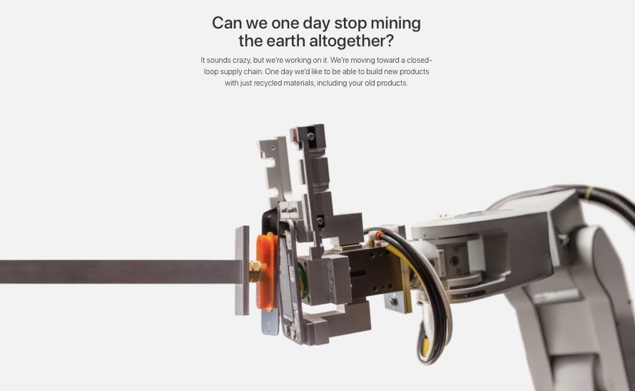 Neues Umweltziel: Apple will Rohstoffe nur noch aus Recycling gewinnen
