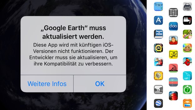Diese Apps werden von iOS 11 nicht unterstützt (plus Alternativen)
