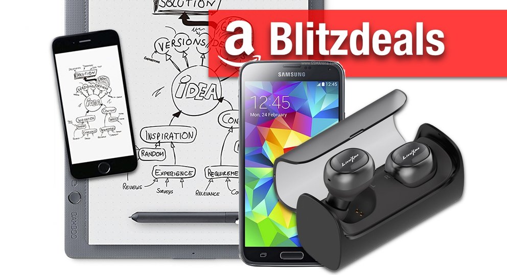Blitzangebote & Prime Deals: 50% auf AmazonBasics, AirPods-Alternative, Galaxy S5, Bamboo Slate