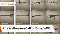 Call of Duty - WW2: Waffen - Liste, Bilder und Werte
