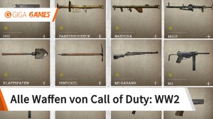 Call of Duty - WW2: Waffen - Liste, Bilder und Werte