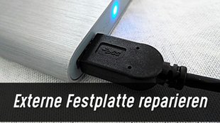 Eine externe Festplatte reparieren – So klappt’s