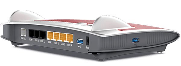 Fritzbox 7490 Anschlüsse Glasfaser Fritzbox 7490: Anschlüsse im Überblick