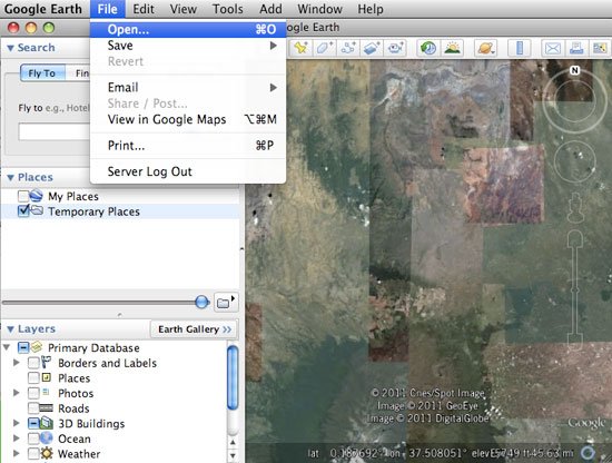 So öffnet ihr GPX-Dateien in Google Earth.