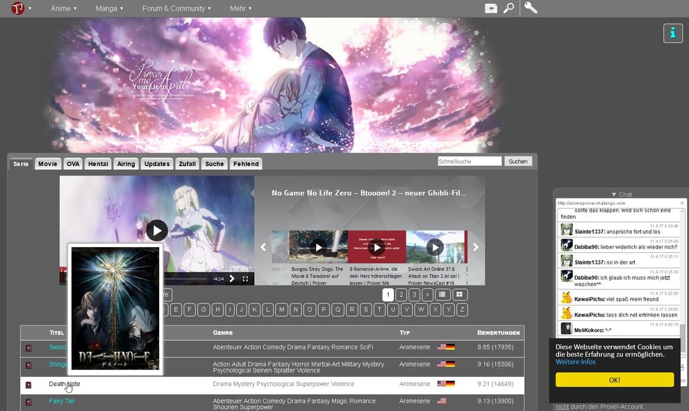 Proxer.me: Ist die größte Anime/Manga-Community legal?