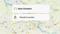 Wie teile ich meinen Standort am iPhone? (Live oder fest)