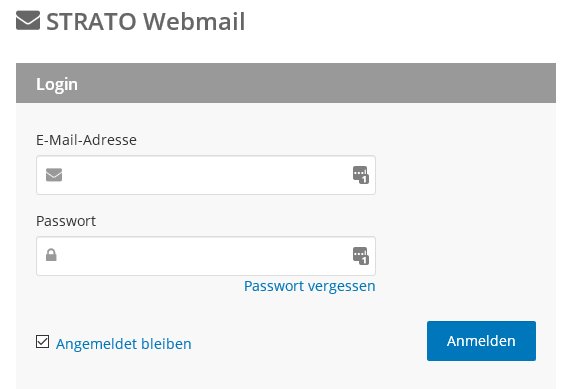 Strato Webmail