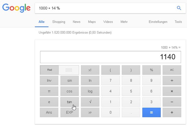 taschenrechner-google