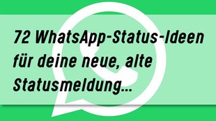 72 gute WhatsApp-Status-Ideen – von crazy bis seriös