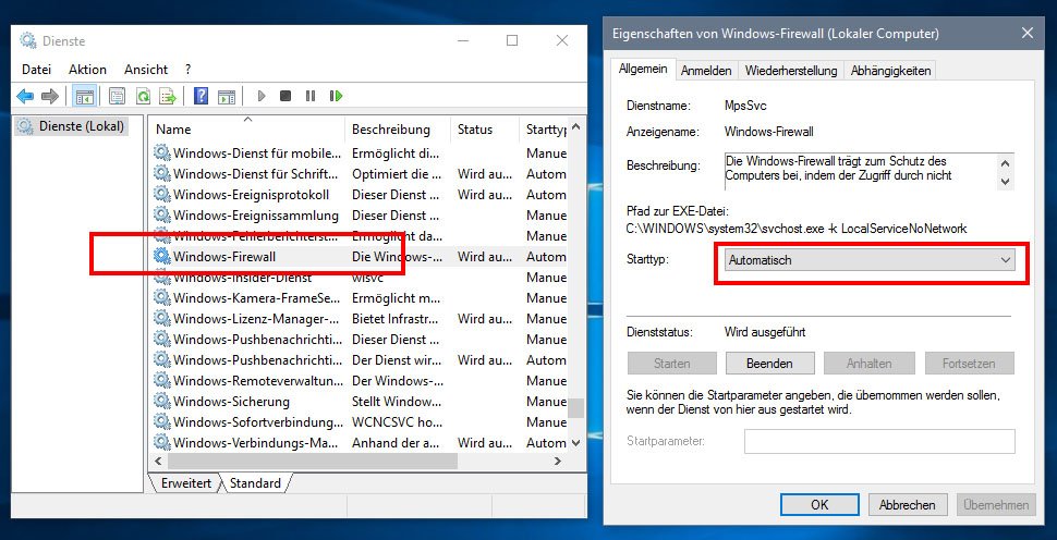 Lösung: 0x80070422 – Fehler bei Update-Suche