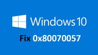 Lösung: 0x80070057 – Windows-Fehlermeldung